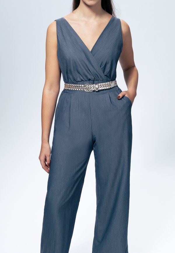 Flechtgürtel - silber