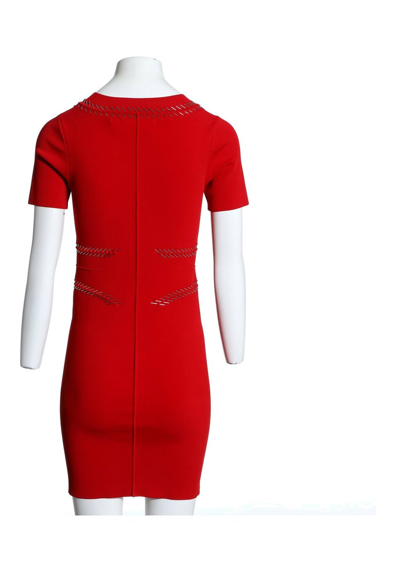 alexander wang red mini dress Alexander Wang Women's Snakeskin Print Mini Tank Dress - Red Black