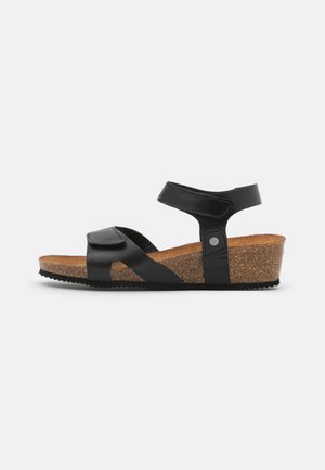 Wedge sandals - black