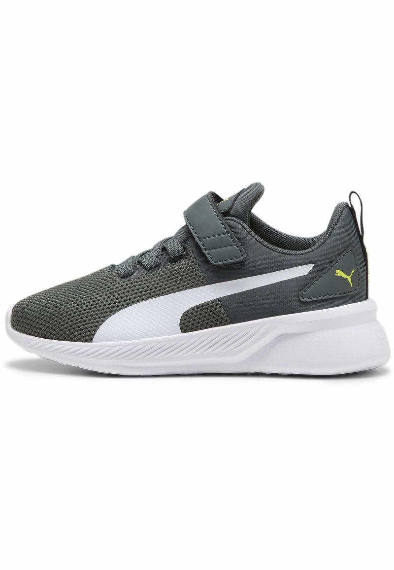 Puma FLYER RUNNER V PS - Scarpe da corsa su strada - mineral gray white  black