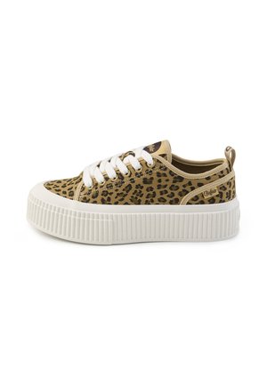 Buffalo, MADISON LOW - Baskets basses - black brown leo