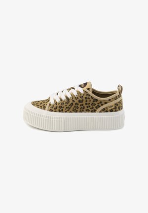 Buffalo, MADISON LOW - Baskets basses - black brown leo