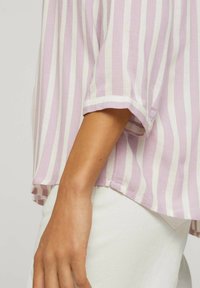 TOM TAILOR Bluse - lilac offwhite stripe