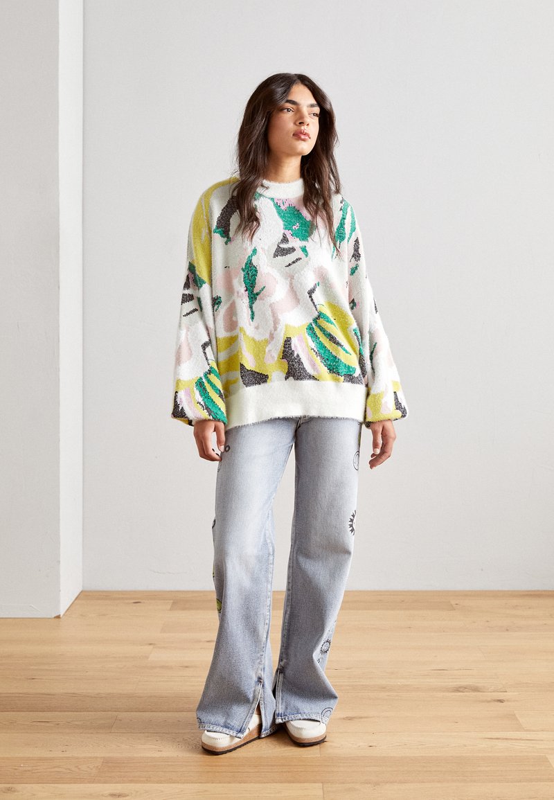 Pull Desigual Femme Taille 40 (XL) - Couleurs Gris, Rouge, Bleu, Vert - Style Décontracté à Capuche