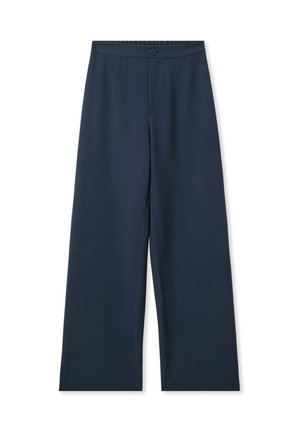 Terranova WIDE LEG - Pantaloni - blu scuro