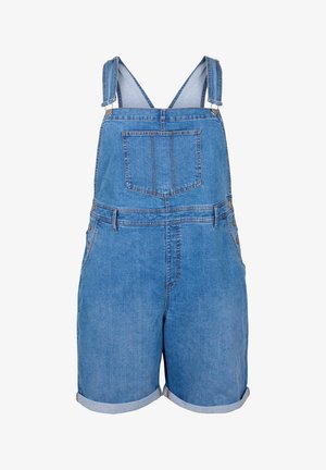 Zizzi OVERALLS - Montérky - light blue denim
