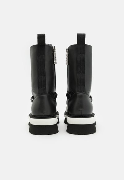 GCDS BUCKLE COMMANDO UNISEX - Μπότες πλατφόρμα - black