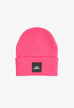 Megzta kepurė - skater pink