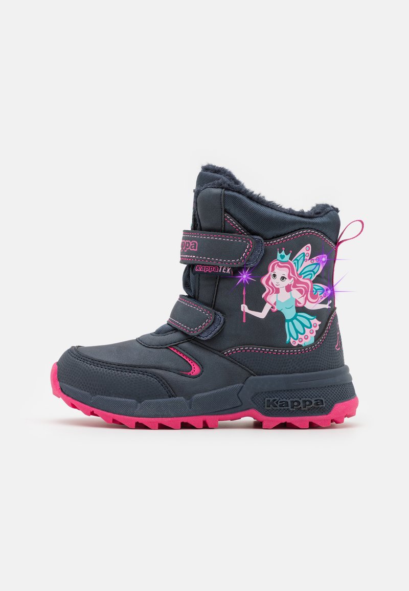 Kappa - FEYA TEX  - Winter boots - navy/pink, Enlarge