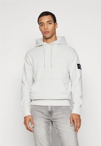 Calvin Klein Jeans BADGE HOODIE - Felpa - lunar rock