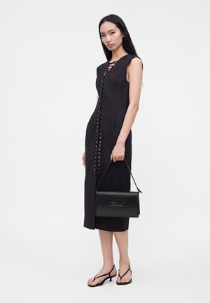 KARL LAGERFELD, K/SIGNATURE FLAP - Τσάντα χειρός - black