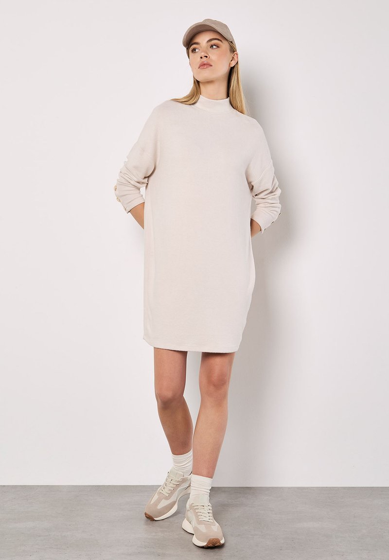 Apricot Gebreide jurk graniet Apricot Gebreide jurk graniet