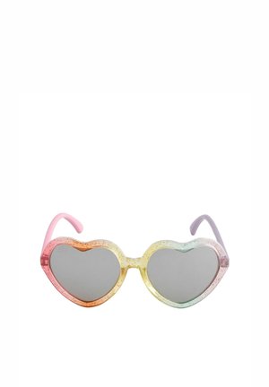 RAINBOW GLITTER HEART - Sonnenbrille - multi