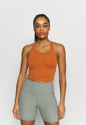 BOLD CROP TANK - Top - hazel brown