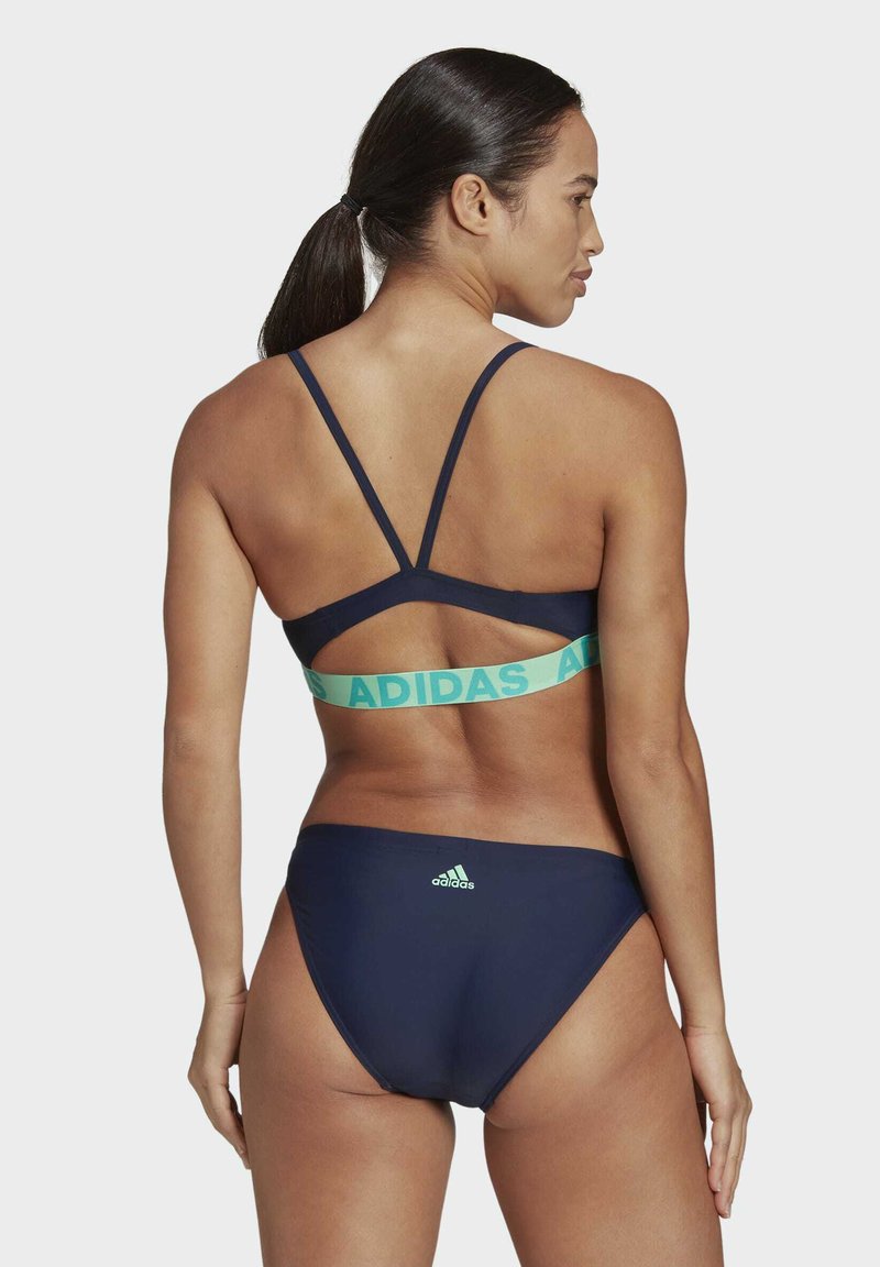 ijsje borduurwerk Microbe adidas Performance Bikini - blue/blauw - Zalando.nl