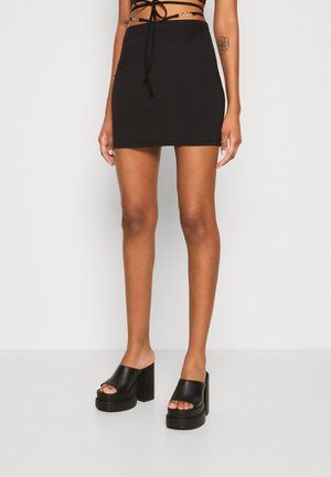 Noisy May NMCELESTE CHAIN DETAILS SKRIT - Μίνι φούστα - black