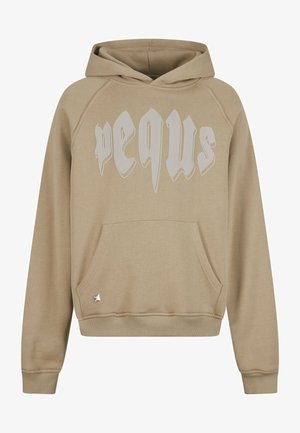 OUTLINED MYTHIC LOGO - Kapucnis pulóver - aluminium