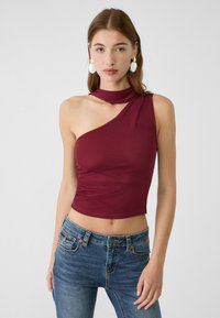 Stradivarius ASYMMETRIC - Blus - bordeaux