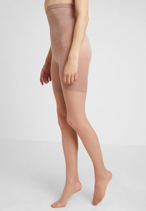 HIGH WAIST SHAPING SHEERS - Dresuri - nude