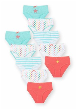 10 PACK KNICKERS  - Aluspüksid - green white red