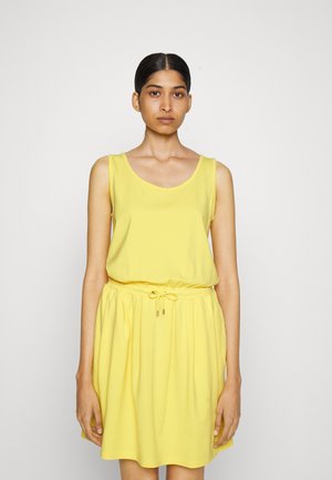 Lauren Ralph Lauren SLEEVELESS DAY DRESS - Rochie din jerseu - yellow