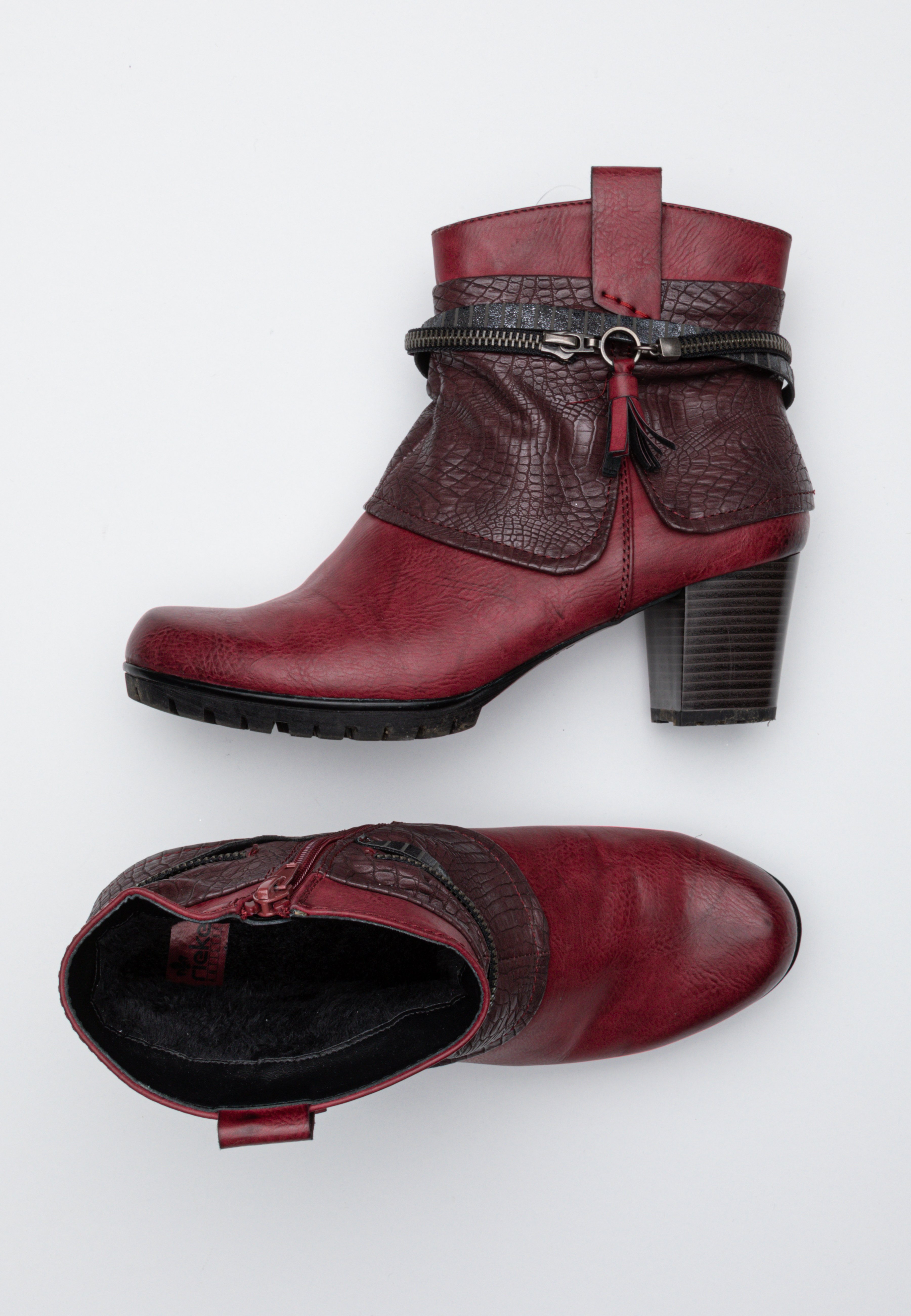 Rieker Korte laarzen - red/Rood - Zalando.nl