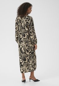 Kaffe CELIA - Robe de jour - feather gray/black graphic