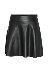 NMANDY FLARED SKIRT - Falda acampanada - black
