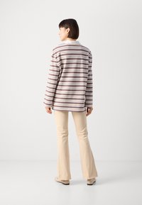 Mos Mosh STRIPE - Bluză polo - brunnera/blue