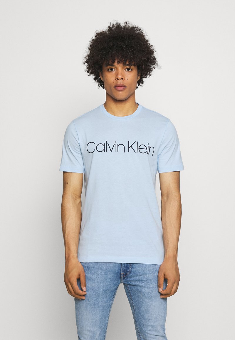 Calvin Klein FRONT LOGO - T-shirt estampada - blue