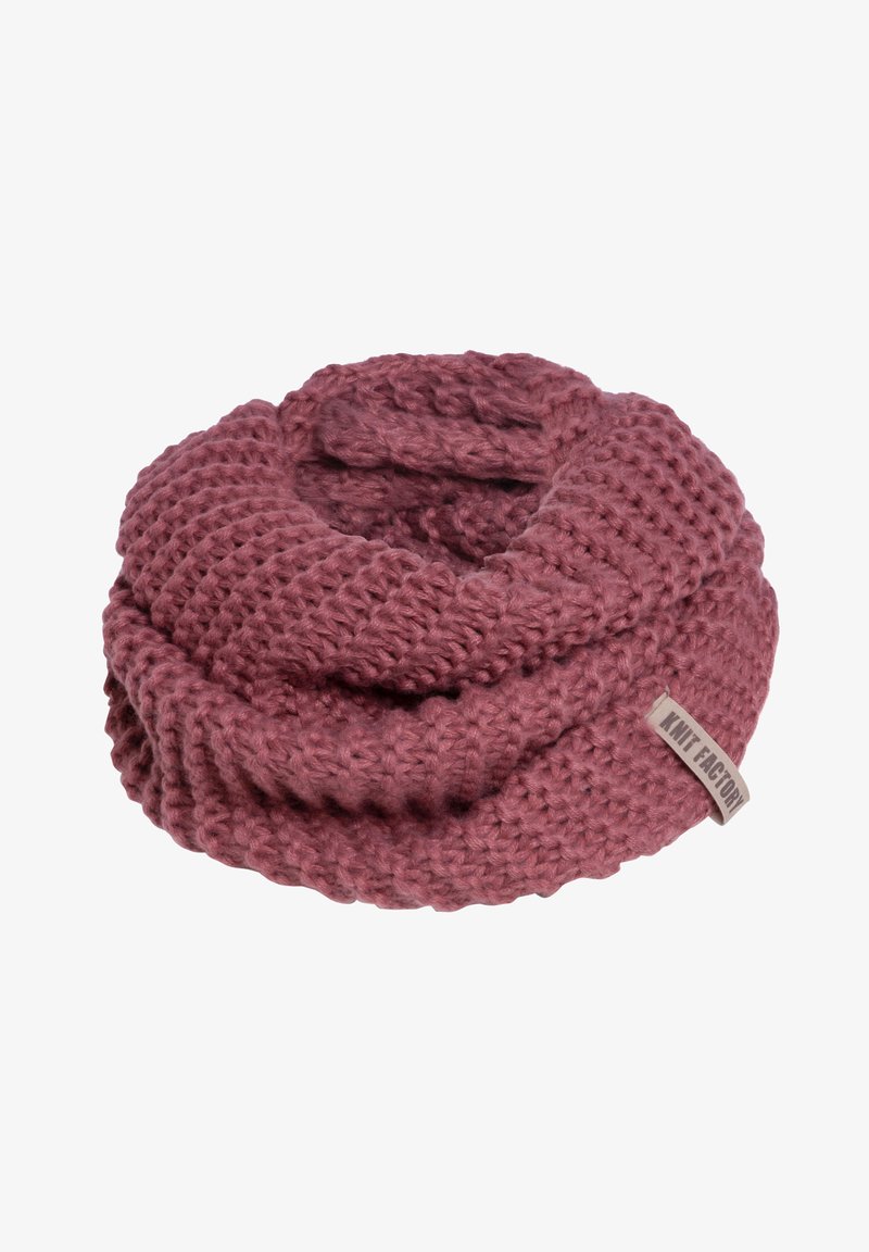 Knit Factory ALEX - Colsjaal - stone red