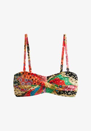 Never Fully Dressed, BANDEAU FIT - BIKINI TOP - Bikiniyläosa - pink orange mosaic