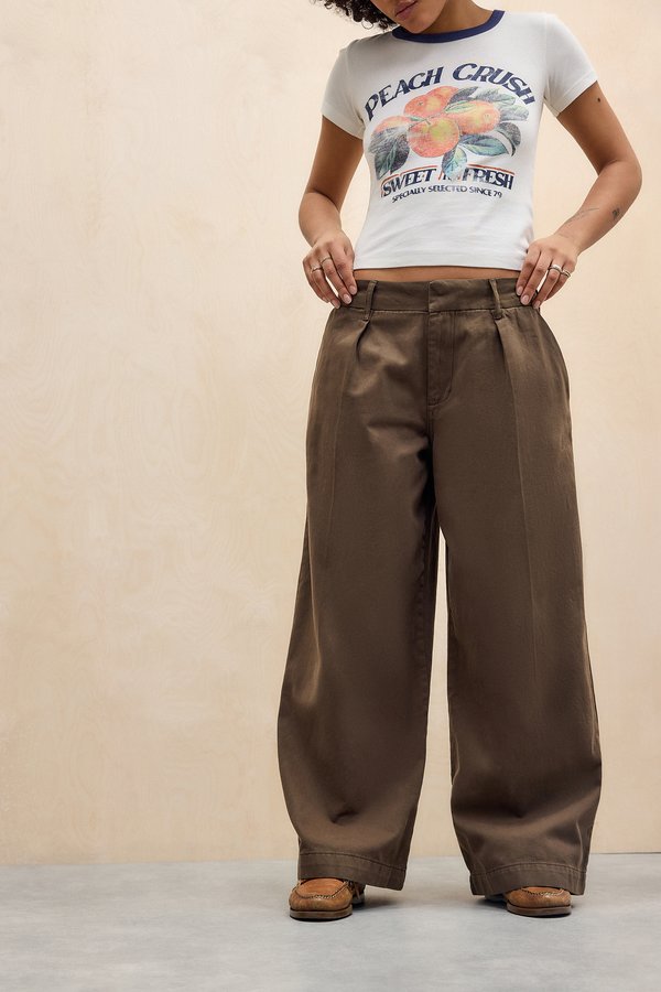 REY WIDE LEG - Trousers