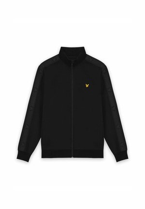 Lyle & Scott, LYLE & SCOTT MID LAYERS PADEL TAPED TRACK JACKET - Sweatjakke - z jet black