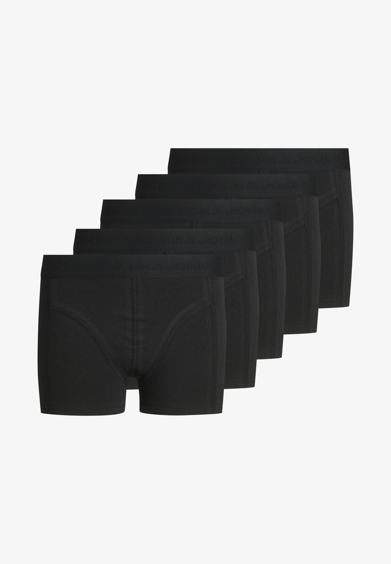 Pet parov črnih bokseric iz mehkega, raztegljivega materiala. Imajo elastičen pas z logotipom in prilegajoč dizajn.