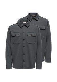 Unausgewählt, grey pinstripe