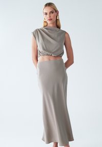 ALISA SKIRT - Maxi sukně - mushroom