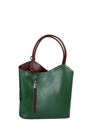 DrachenLeder TOSCANTO - Handtas - grün braun