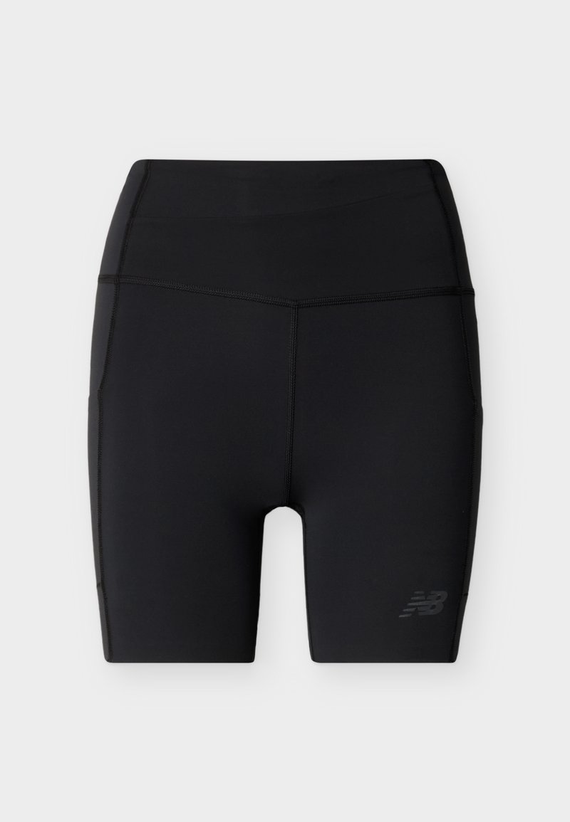 New Balance SLEEK STORAGE RACE SHORT - Leggings da corsa corti - black ...