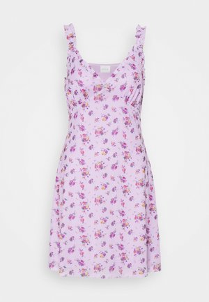 VIPASSA STRAP SHORT DRESS - Denní šaty - lavender