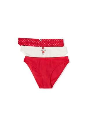 JOLLY 3 PACK - Slip - rouge