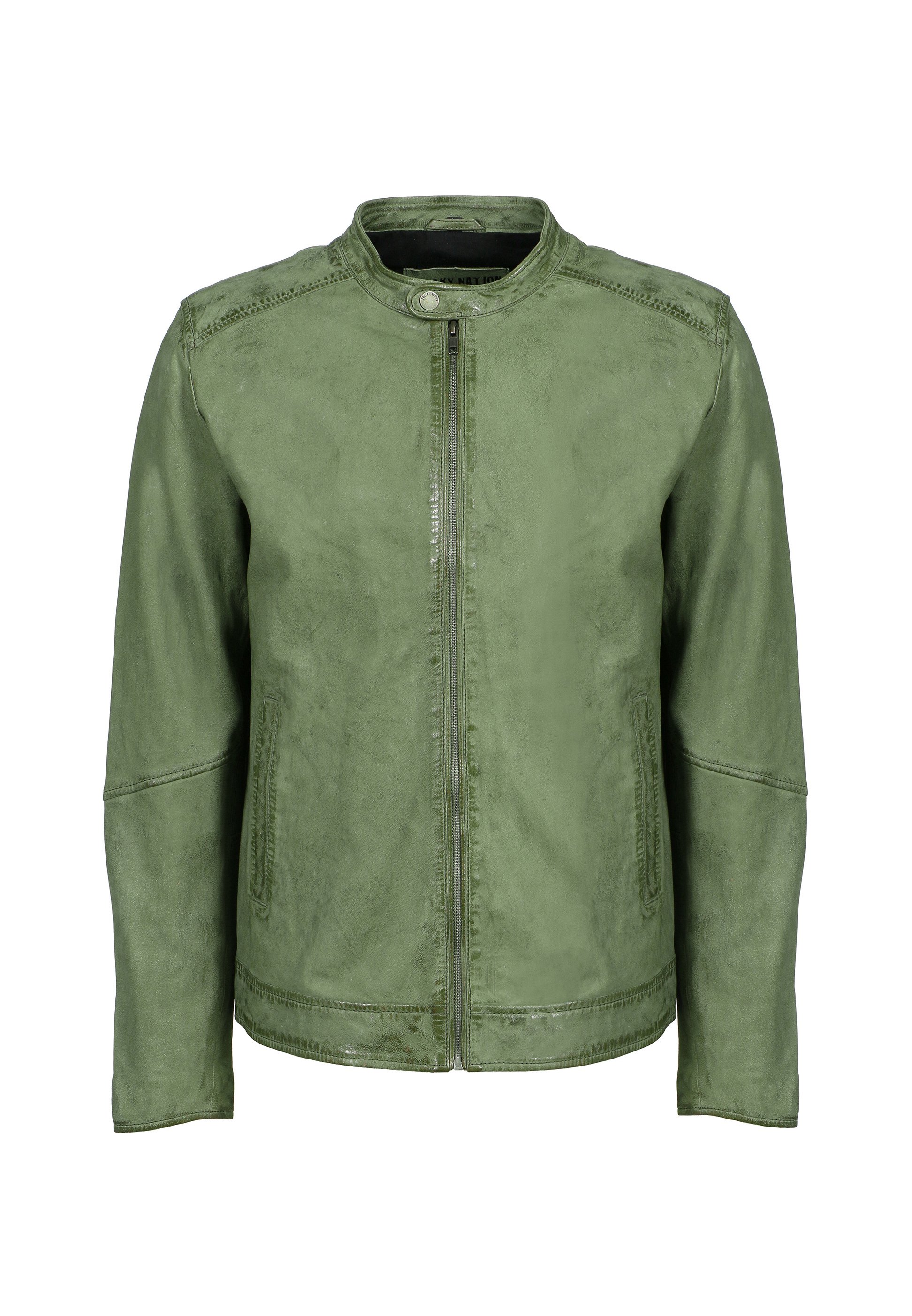 Lucky Jim Freaky Nation Lederjacke GrÃ¼n Freaky Nation NEW LUCKY