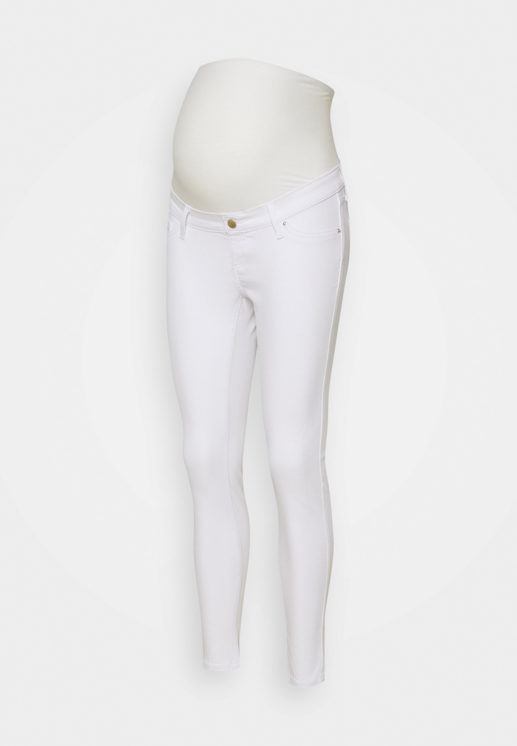 Anna Field MAMA Jeans Skinny Fit - white - Zalando.de