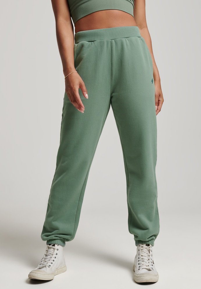 Superdry CORE HIGH RISE Tracksuit bottoms laurel khaki/mottled