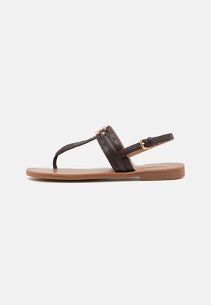 T-bar sandals - brown
