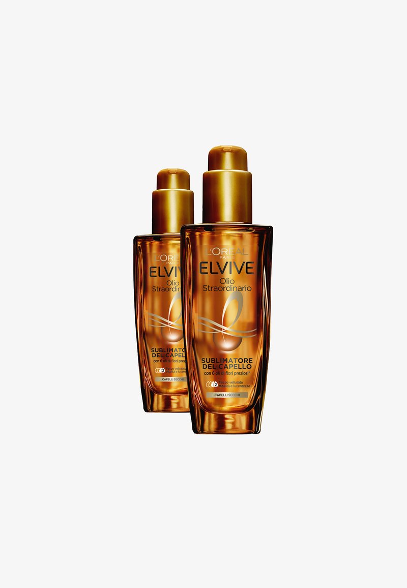 L'Oréal Paris - L'ORÉAL PARIS TRATTAMENTO ELVIVE OLIO STRAORDINARIO, TRATTAMENTO NUTRIENTE PER CAPELLI NORMALI O SECCHI, 100 ML - 2 PACK - Siero per capelli - trasparente, Ingrandire
