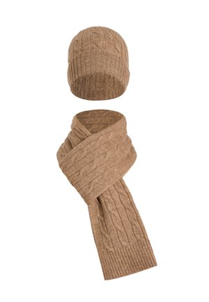 SET - Sjal / Tørklæder - light brown