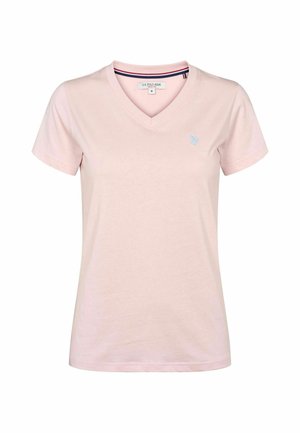 U.S. Polo Assn., UWASSIA V-NECK T-SHIRT - T-Shirt basic - pale lilac