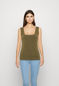 Anna Field Top - khaki