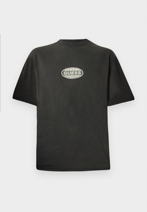 GO STRIKER TEE - Print T-shirt - jet black